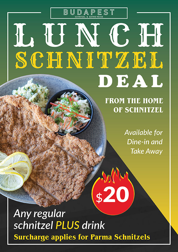 $20 Lunch Schnitzel Deal