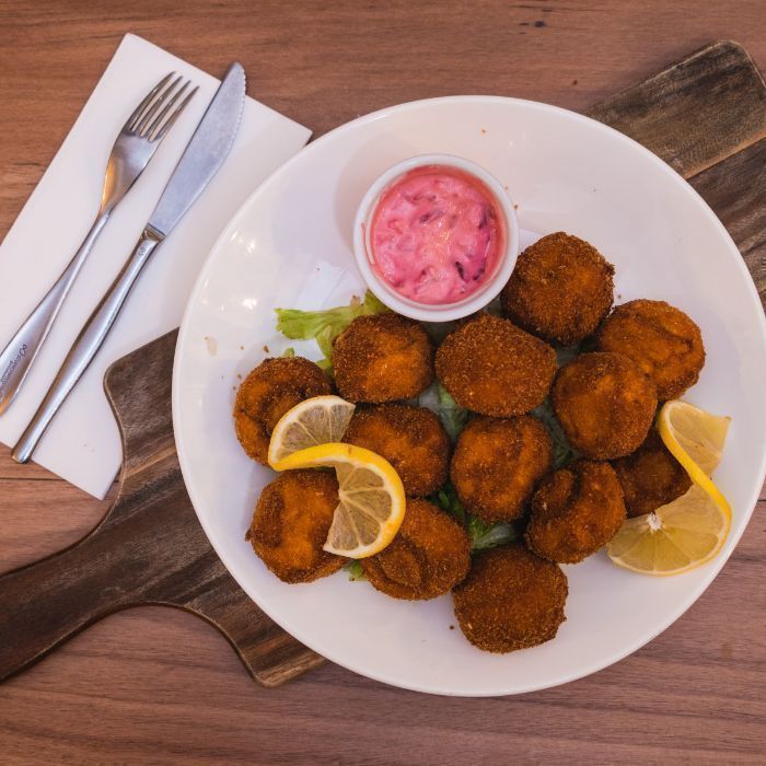 Crumbed Mushroom